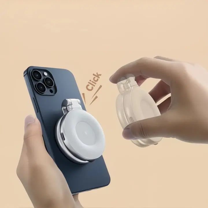 LumiClip Draagbare Selfie-Ringlicht met Clip – Magnetisch en Oplaadbaar