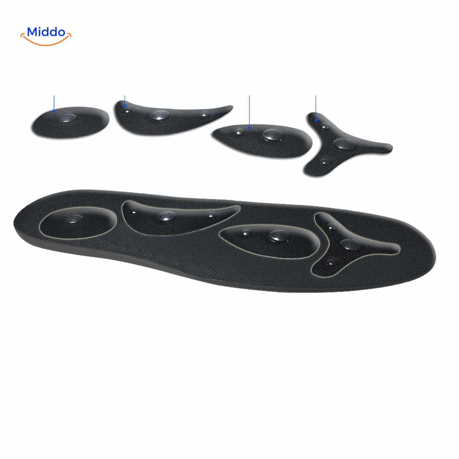 MagneFit Comfort Inlegzolen | Ademende, schokabsorberende zolen voor optimaal draagcomfort