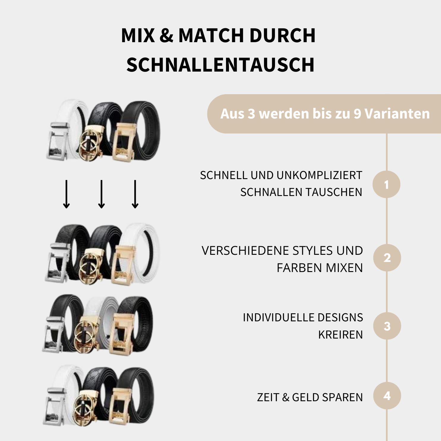 EliteFit Automatisch Gesp Herenriem | Precisie, Stijl & Comfort