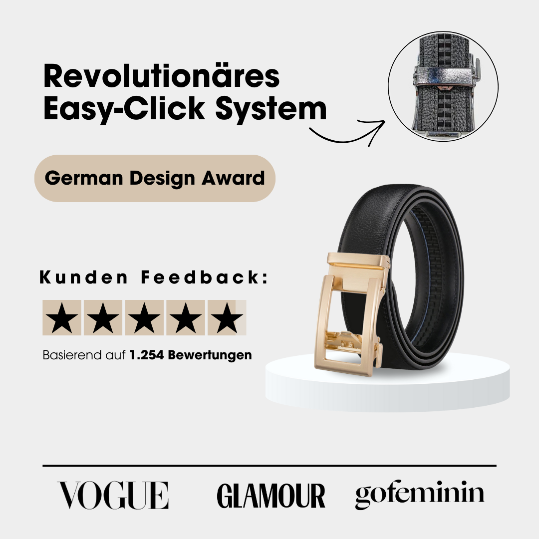 EliteFit Automatisch Gesp Herenriem | Precisie, Stijl & Comfort