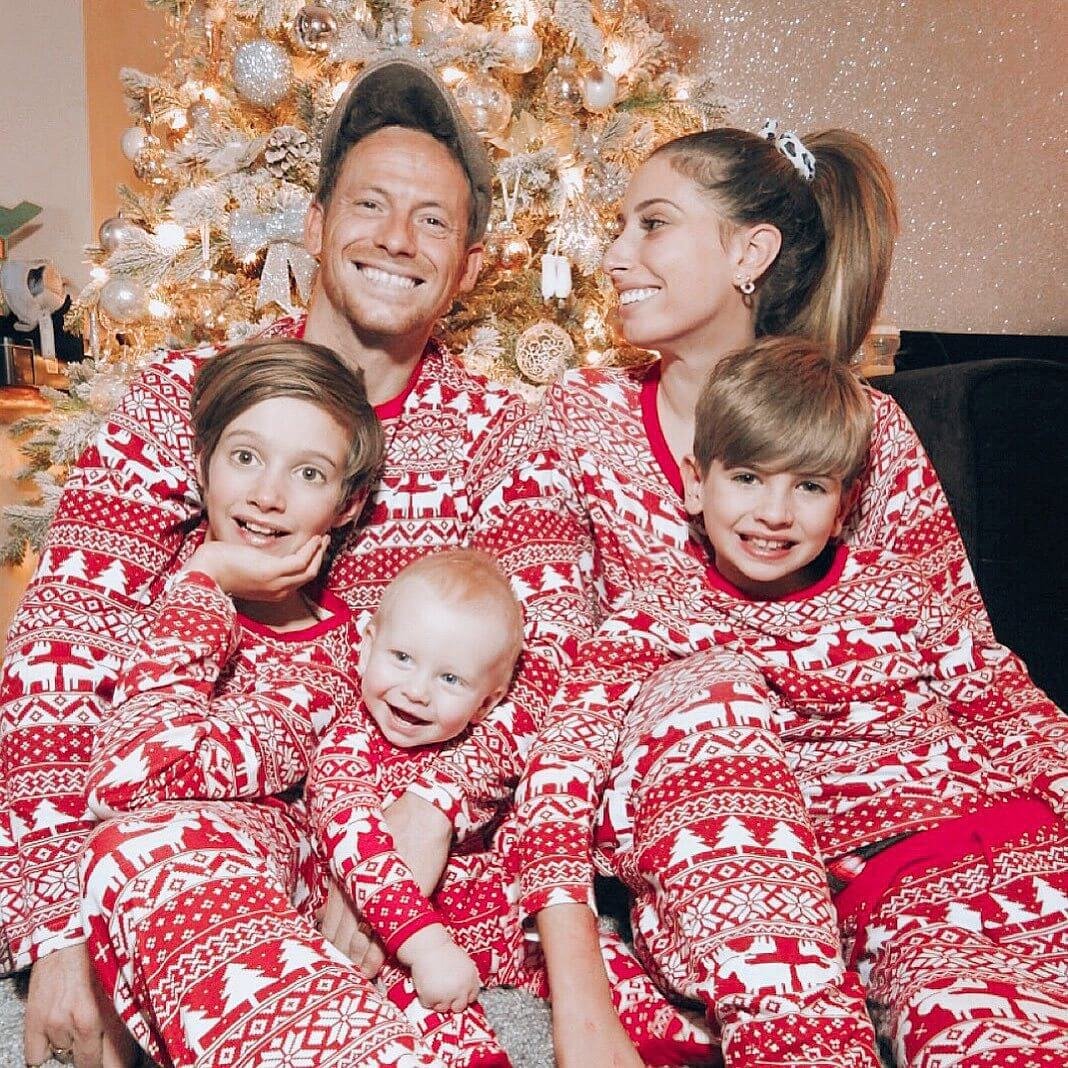 Rode en Witte Kerstprint Bijpassende Familie Kerstpyjama's