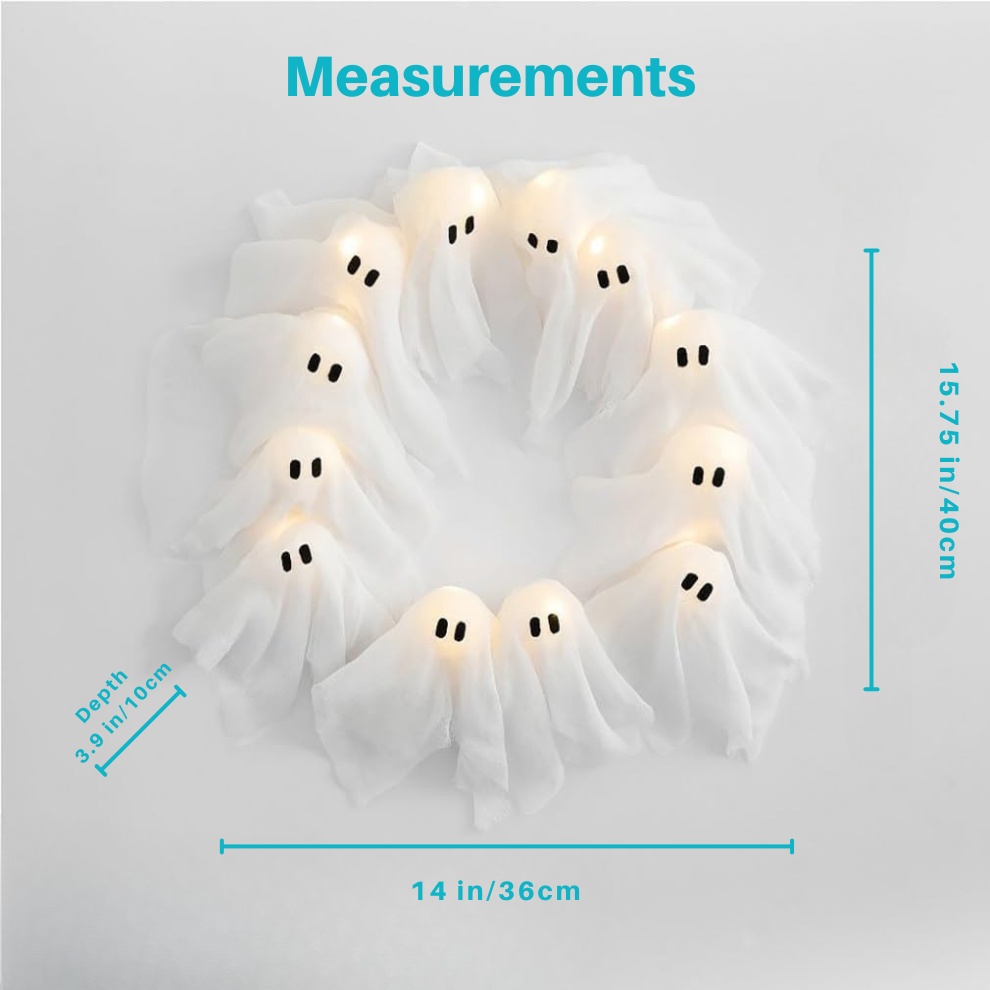 HauntGlow Halloween Krans | Betoverende glow krans voor een spooky feestelijke touch