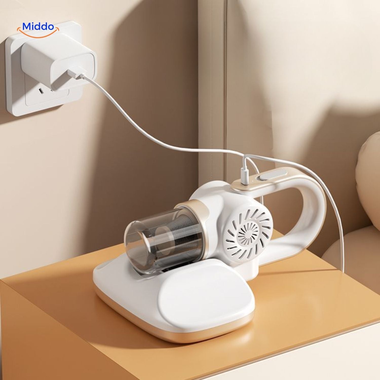 ReinClean MopVac™ | Draadloze stofzuiger met krachtige zuigkracht & effectieve mijtenverwijdering!