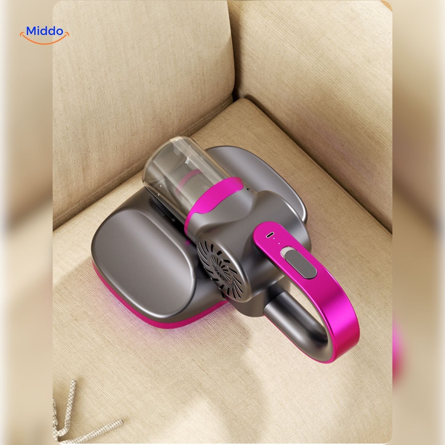 ReinClean MopVac™ | Draadloze stofzuiger met krachtige zuigkracht & effectieve mijtenverwijdering!