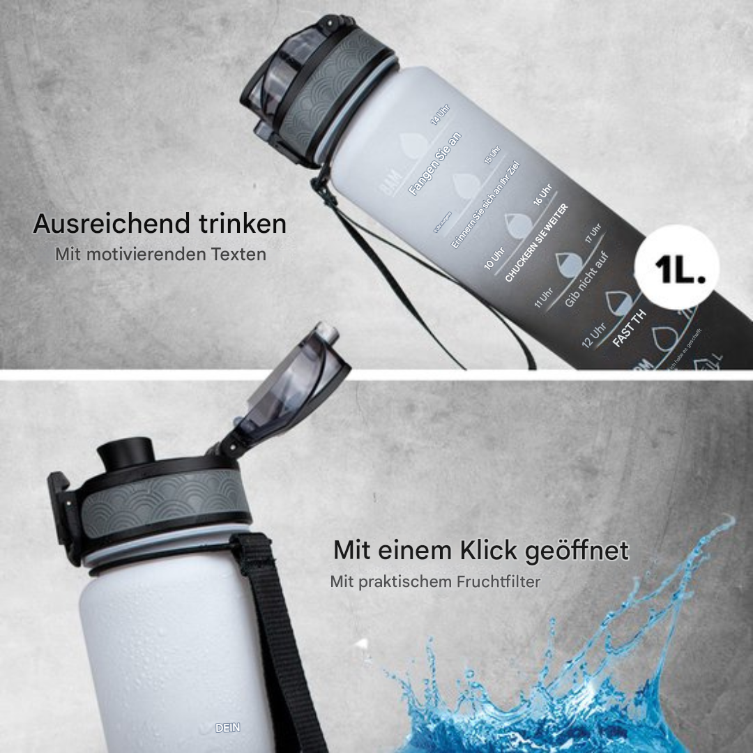 Waterfles met tijdmarkeringen – HydraHero