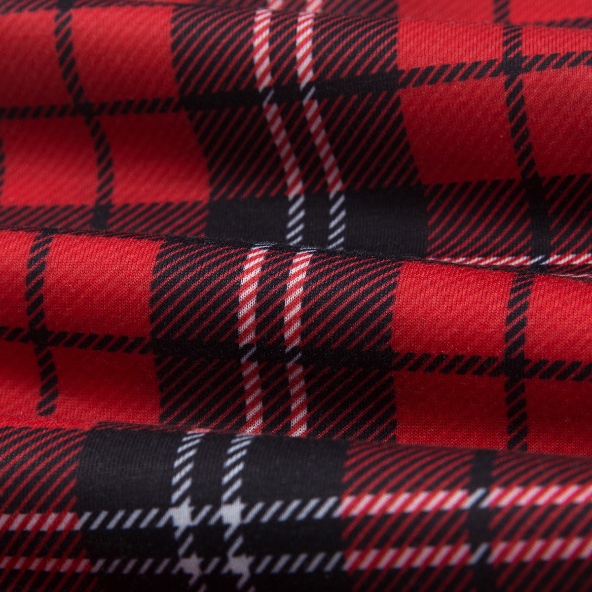 Rode Kersttruck Patroon Matchende Familie Kerst Pyjama's - Inclusief Honden Pyjama