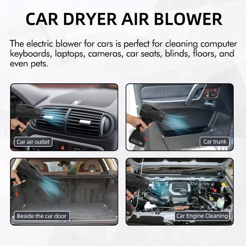 TurboBlow Handheld Luchtblazer | Kracht, precisie en draagbaarheid