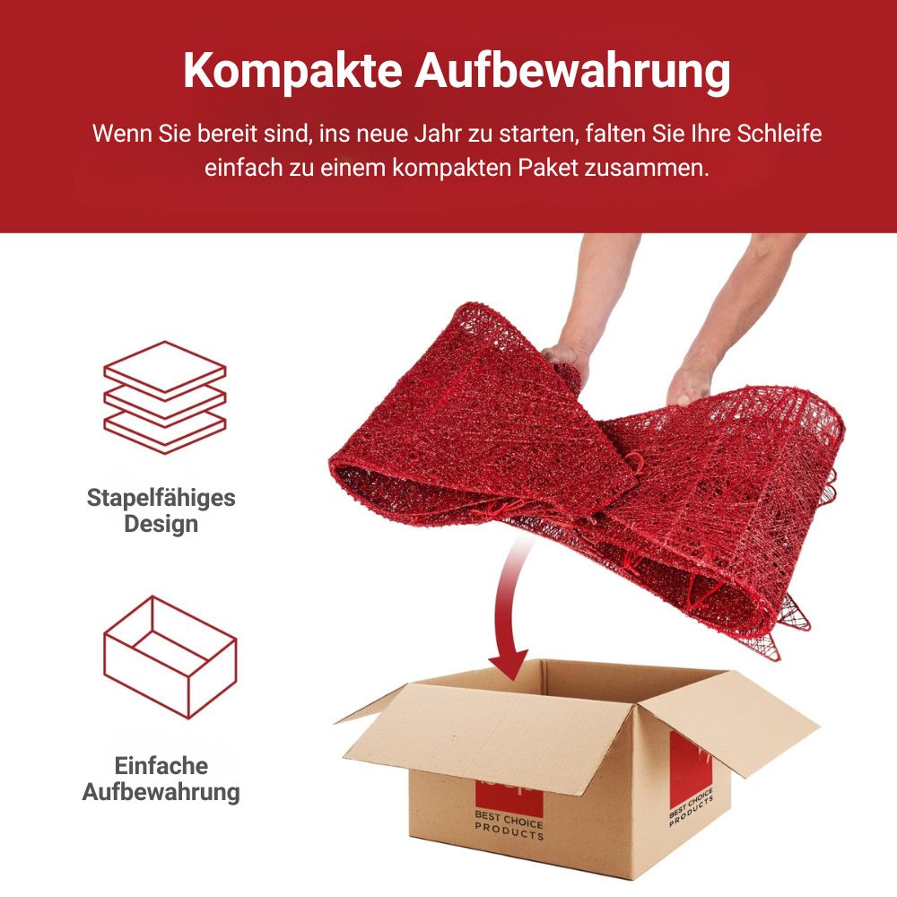 LichtLuxe LED Kerstboog – Verlichte Boog met 8 Modi en Timer voor Binnen en Buiten