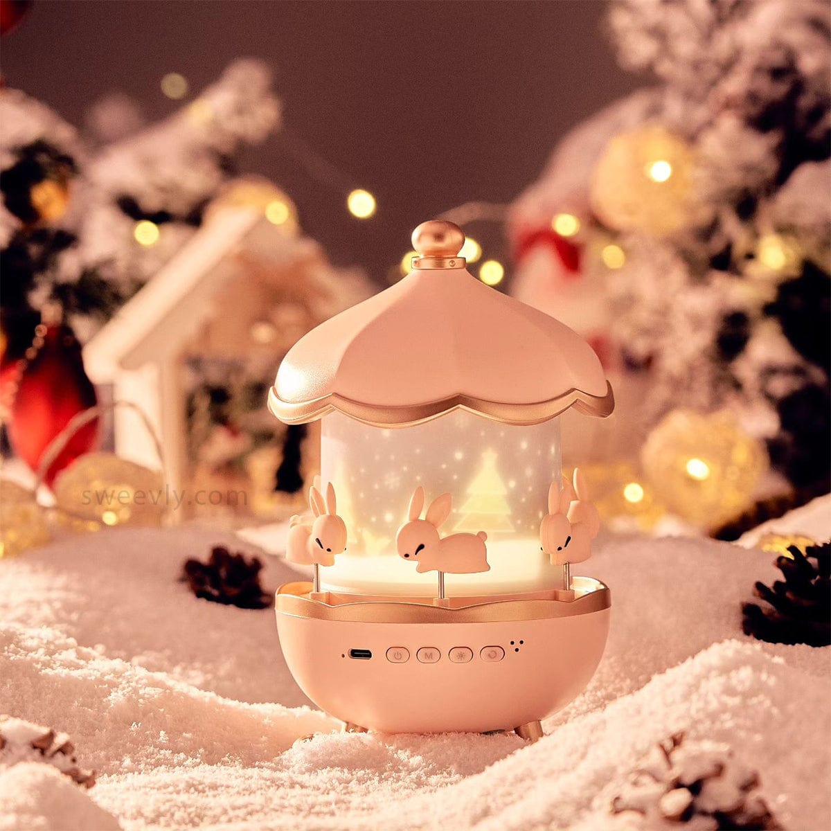 StarryTunes Muziekdoosje Projectorlamp | Een magische mix van licht en melodie