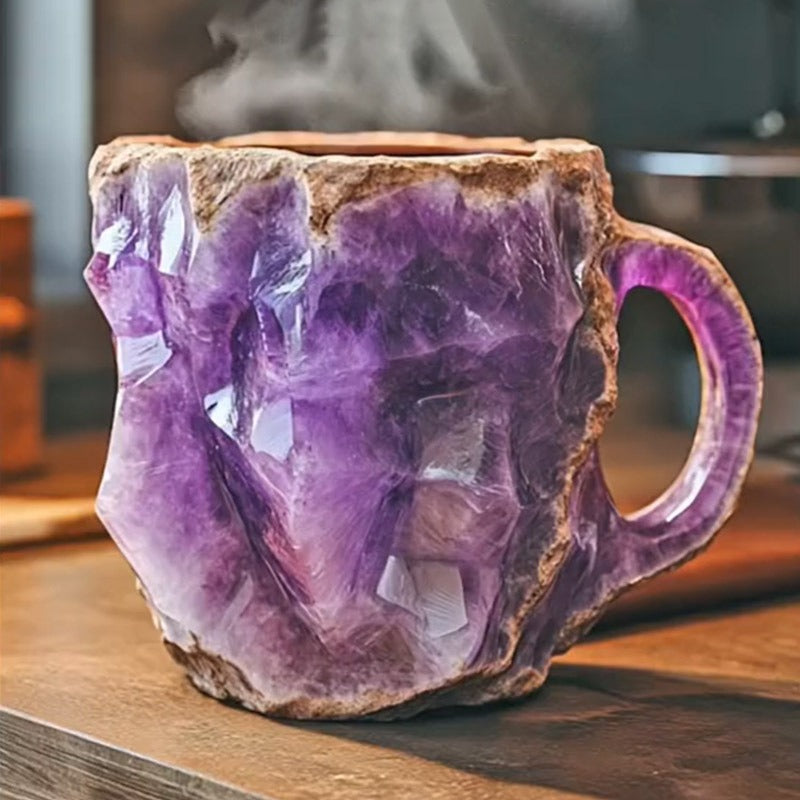 CrystalBrew Koffiemokken | Elegante mineralen kristallen mokken voor een unieke koffie-ervaring