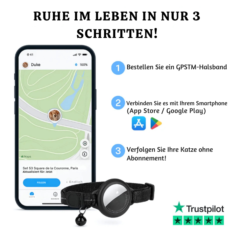 PawTrack Pro GPS Huisdier Tracker | Slimme tracking voor de veiligheid van uw harige vriend