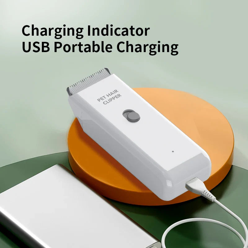 Fellano Professionele Huisdier Schermachine | IPX7 Waterdicht | Titan-Keramische Mes | Stil & Draadloos