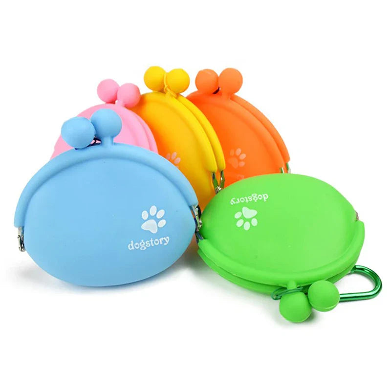 Treatico Siliconen Snackzak voor Honden | Met Clip & Klittenband | Voor Training, Wandelen & Reizen | 9 × 9,5 cm