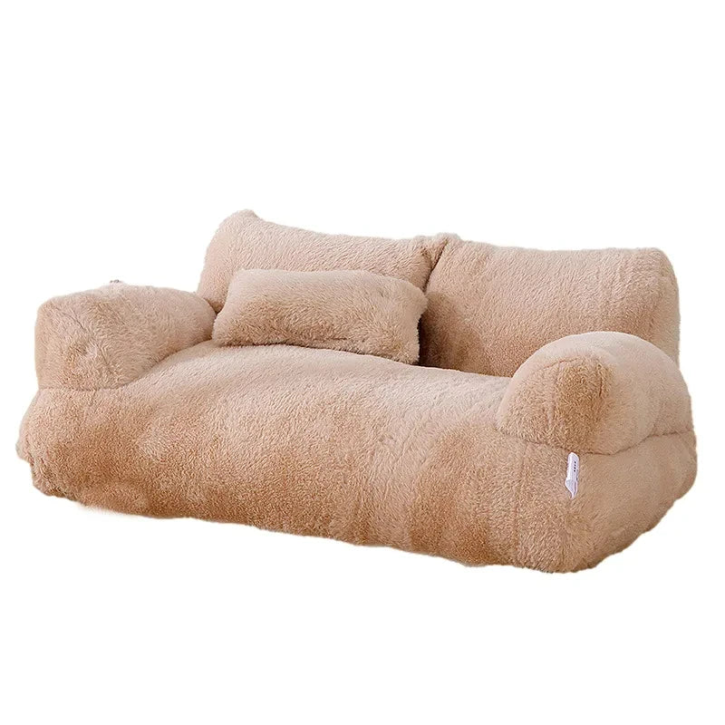 Sofalux Luxe Kattenbed - Pluche Warmte voor Katten & Kleine Honden, Winter Comfort