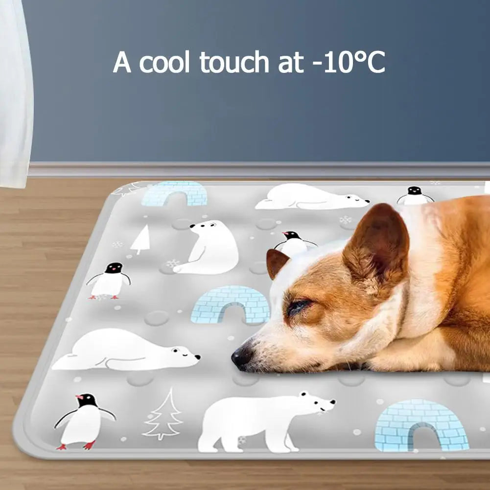 FrostPaws Koelmat voor Honden & Katten | Herbruikbaar & Gevuld met Gel | Voor Zomer & Reizen | PVC