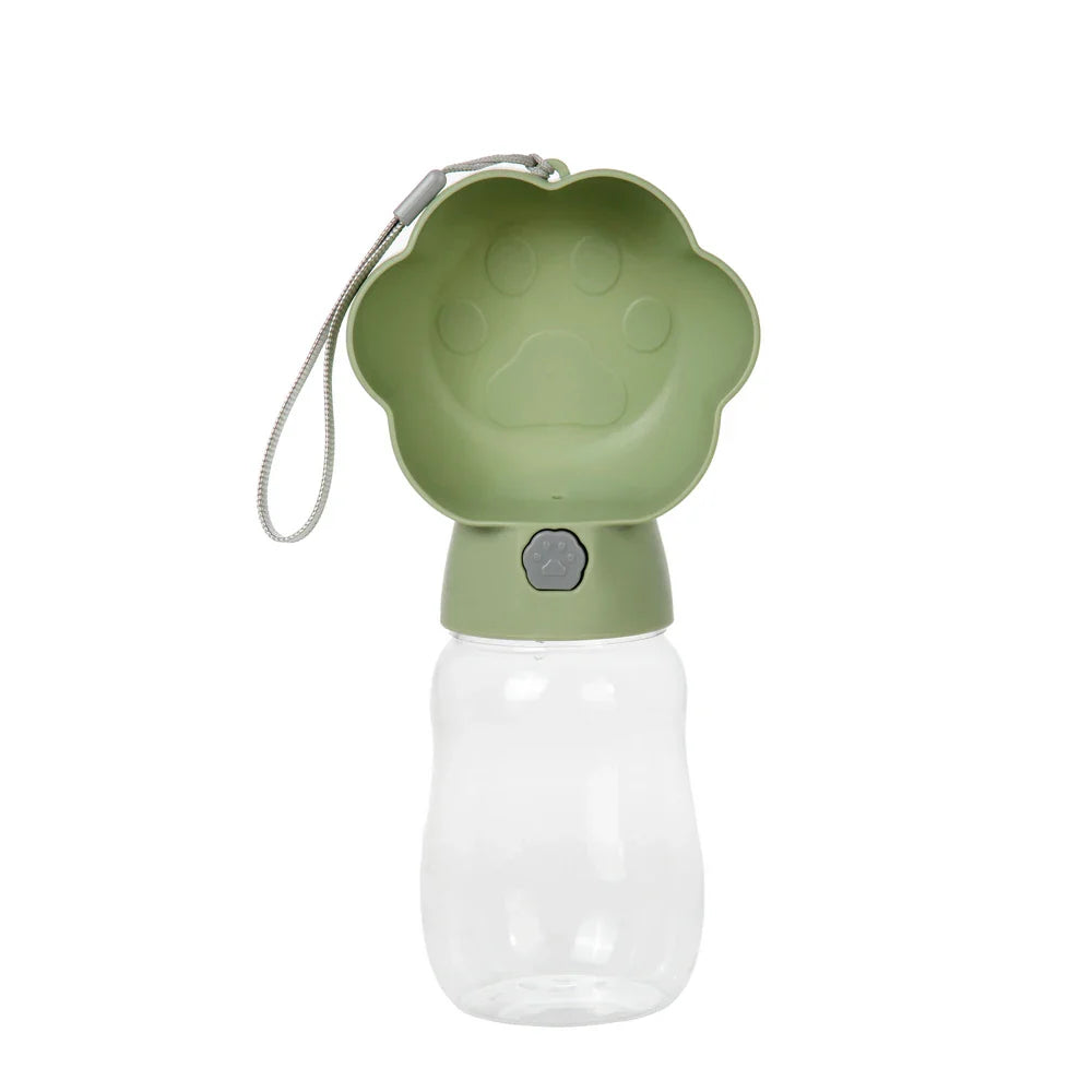 Drinkfles Droppa DuoBottle | 2-in-1 Water- & Voederdispenser voor Honden & Katten | Leaksproof & Draagbaar | 380 ml / 530 ml