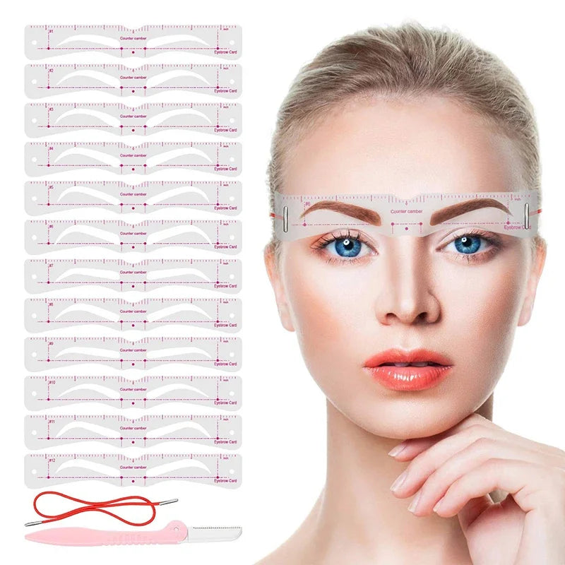 LuxeArch Brow Master Stencil Kit | Moeiteloze precisie voor perfecte wenkbrauwvormgeving