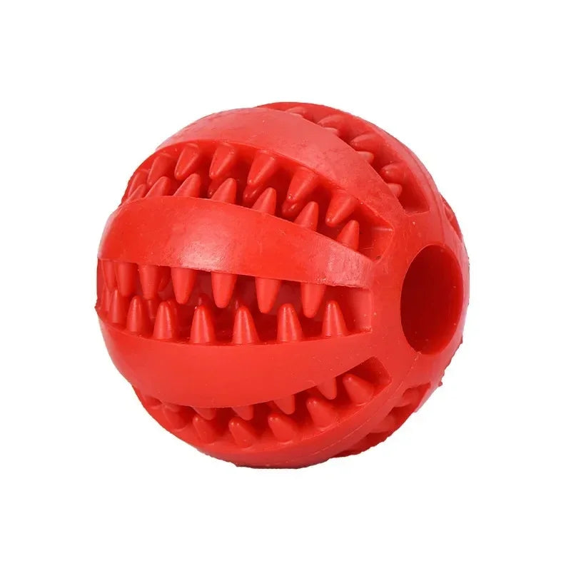 Hondenspeelbal ChewPlay FlexiBall | Interactief rubberen speelgoed met voerfunctie | Tandverzorging & Kauwen | Voor kleine honden
