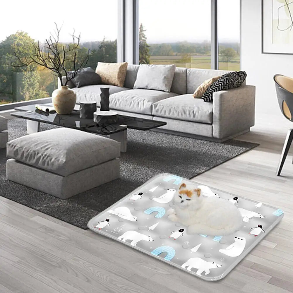 FrostPaws Koelmat voor Honden & Katten | Herbruikbaar & Gevuld met Gel | Voor Zomer & Reizen | PVC