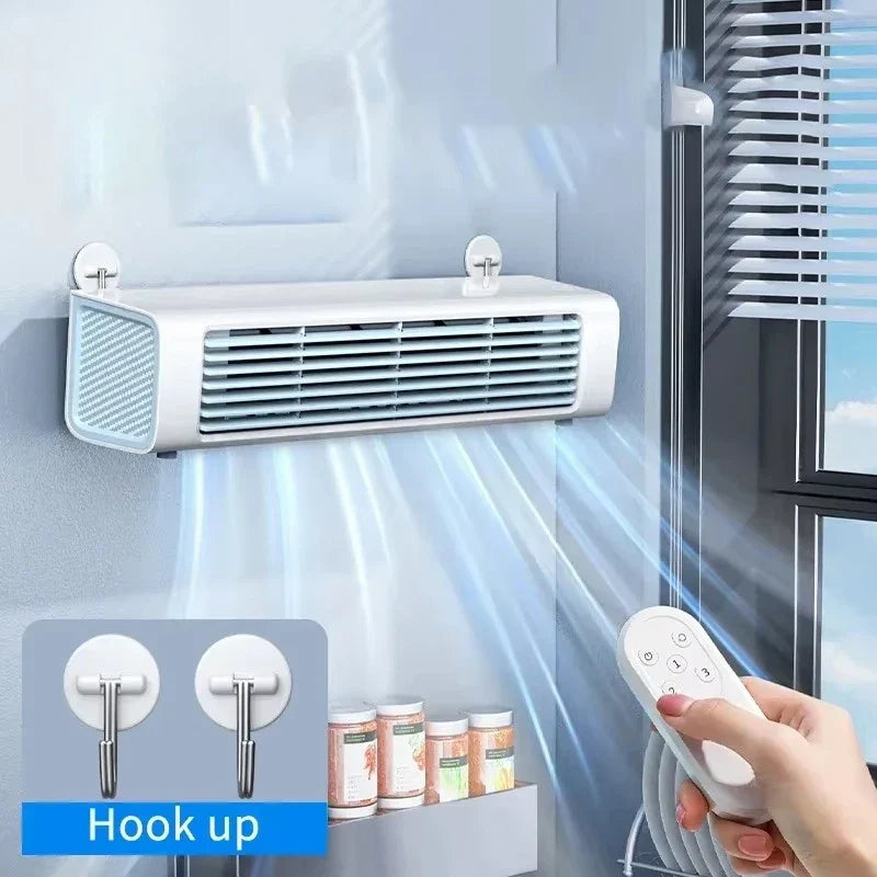 AeroBreeze Bladloze Ventilator | Stil en modern met afstandsbediening en 3 snelheden