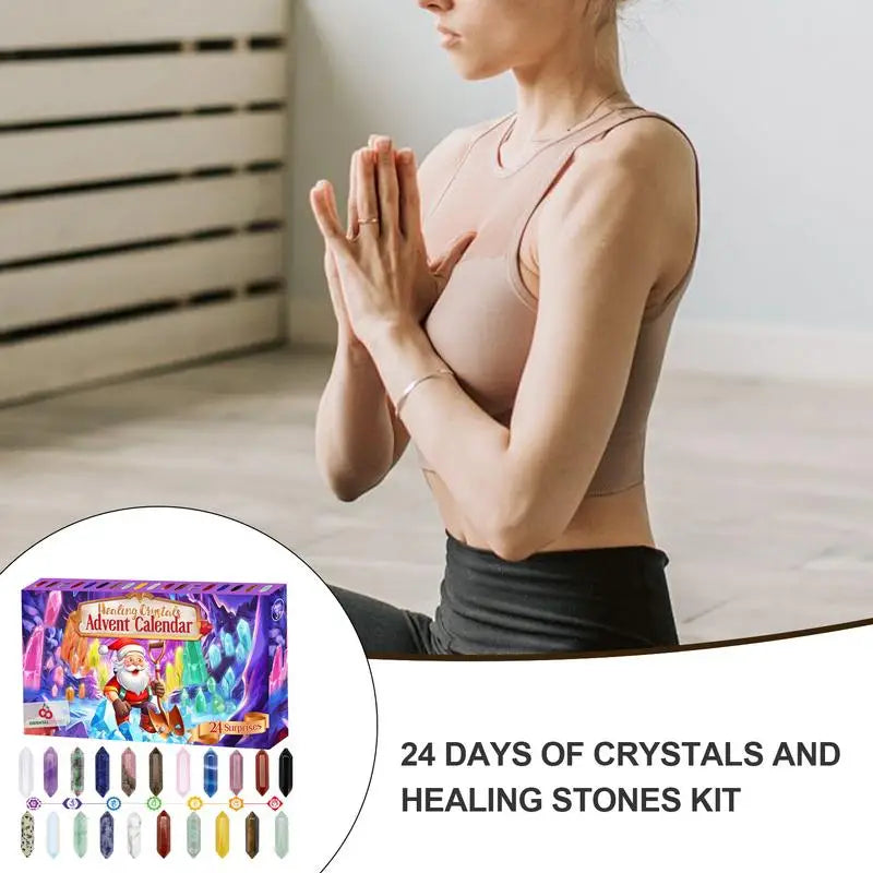 Kristallen Adventskalender – 24-delige kerstkalender met edelstenen 2025