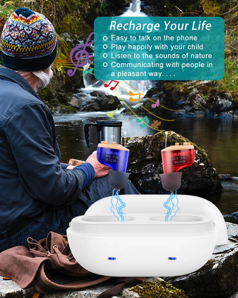 ClearTone Onzichtbaar Digitaal Hoortoestel | Verbetert het gehoor, maakt levens mogelijk