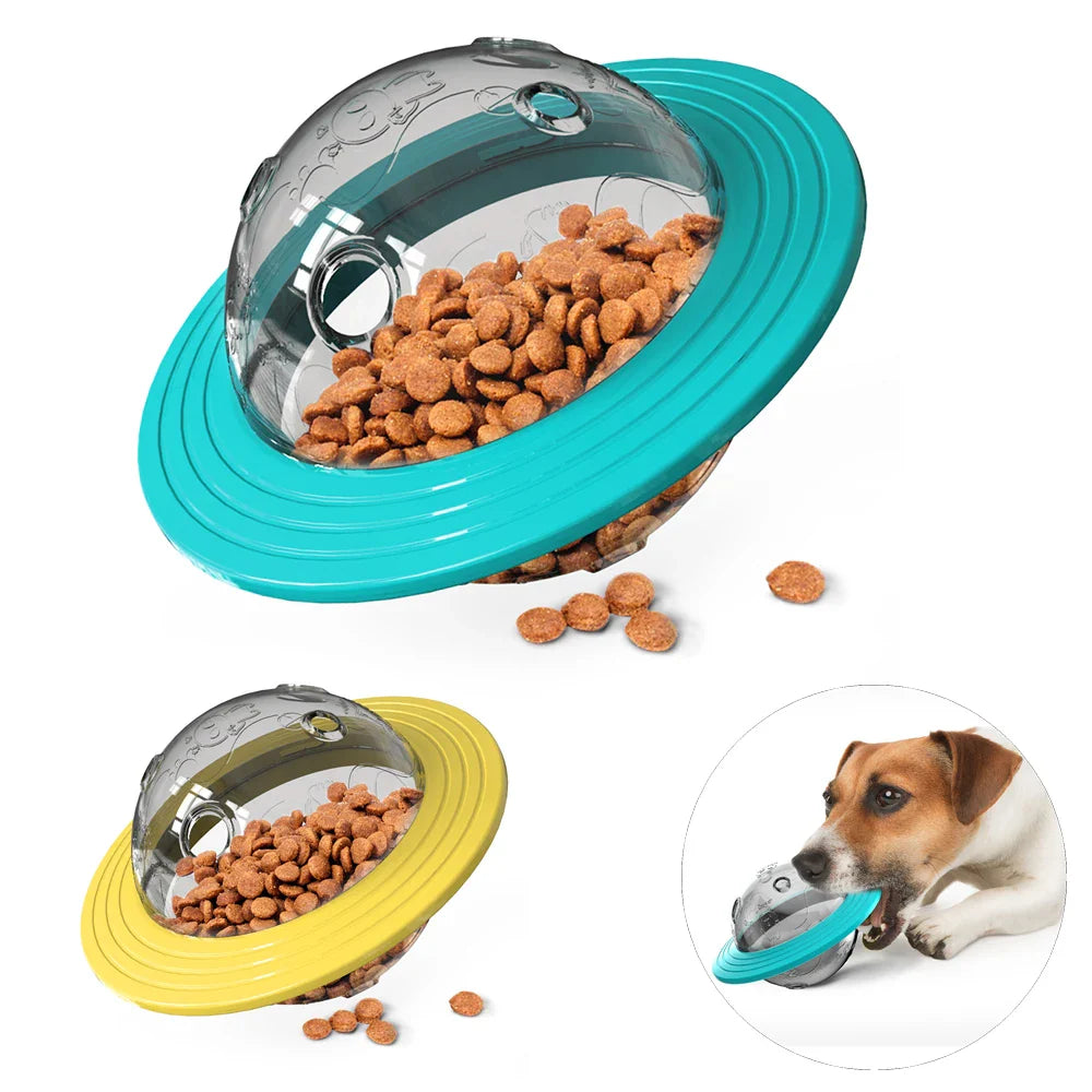 SmartPlay Disc Honden- & Katten Speelgoed | Interactieve Voederdispenser & Intelligentie Trainer | Frisbee & Slow Feeder