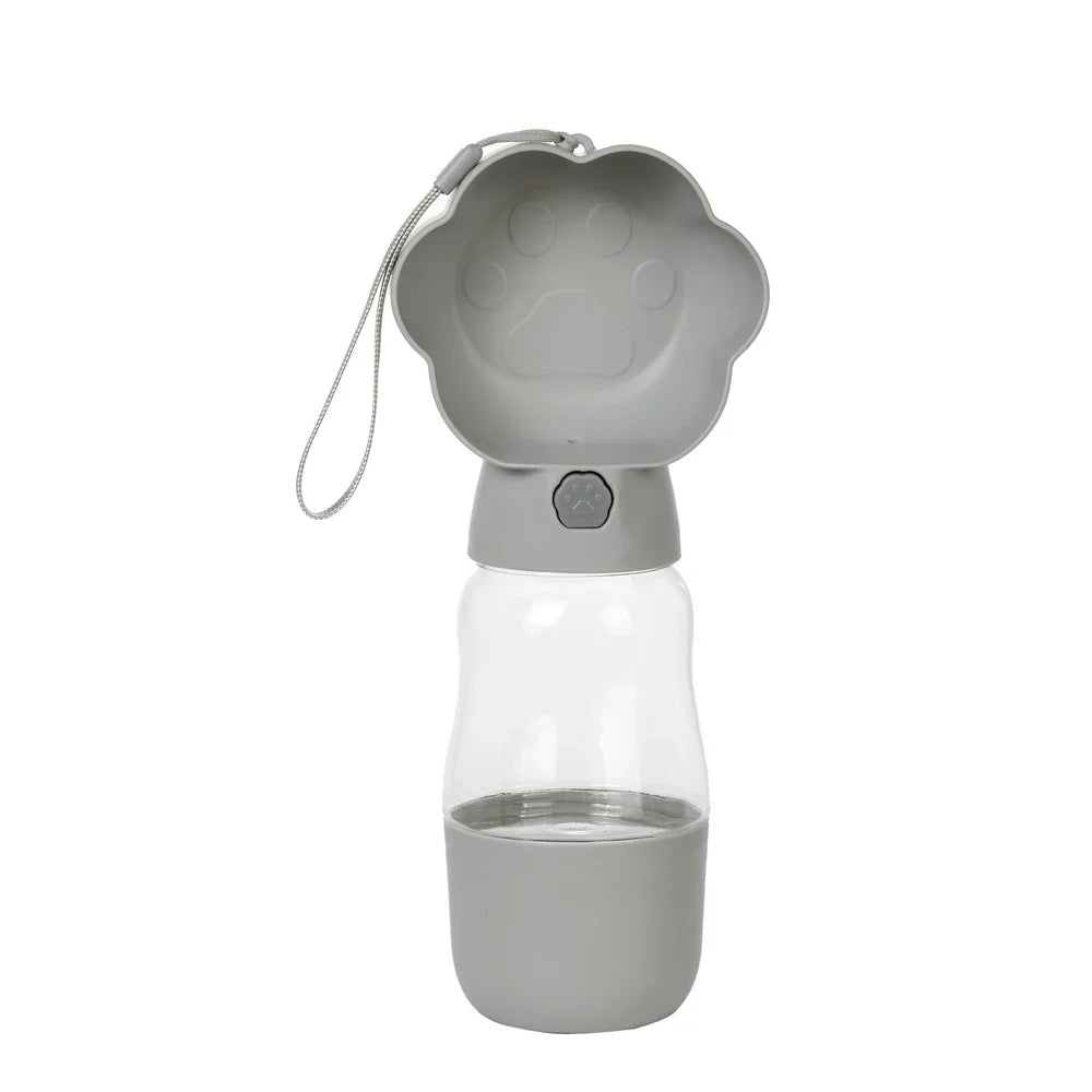Drinkfles Droppa DuoBottle | 2-in-1 Water- & Voederdispenser voor Honden & Katten | Leaksproof & Draagbaar | 380 ml / 530 ml