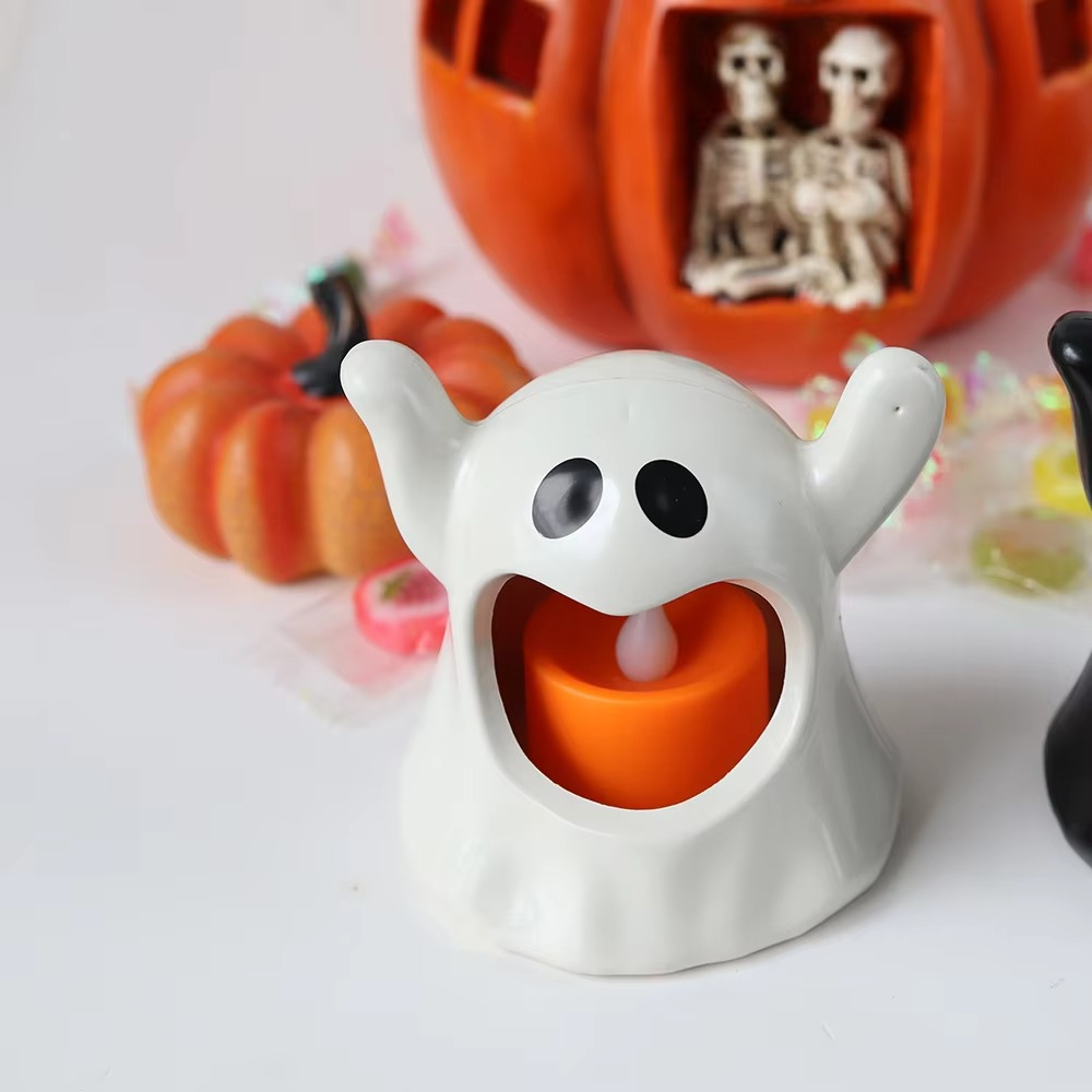 Lichtspuk Halloweenlamp – LED Spookdecoratie met Batterieverlichting