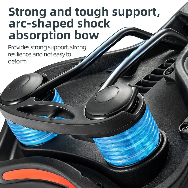 Comfortabele Fietszaad met Schokabsorptie en Ademend Ontwerp – Ergonomisch Fietszitje met Verdikte Siliconen Kussen