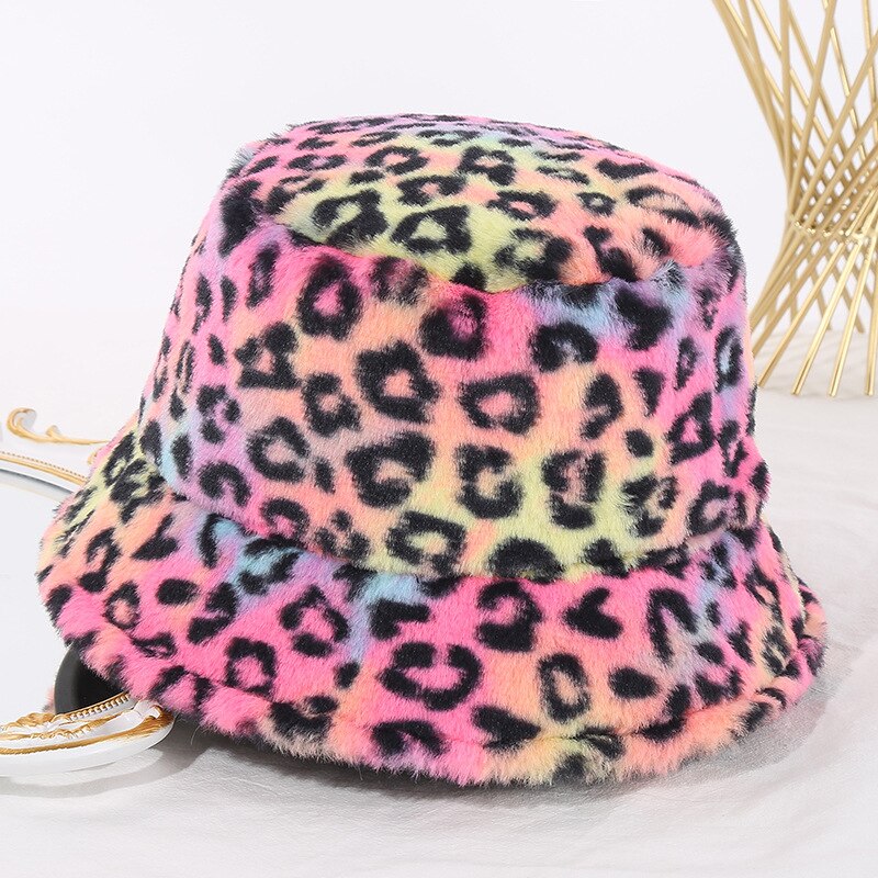 Fluweelzachte Wintermuts Luxe Pluche – Warme Unisex Bucket Hat voor Koude Dagen