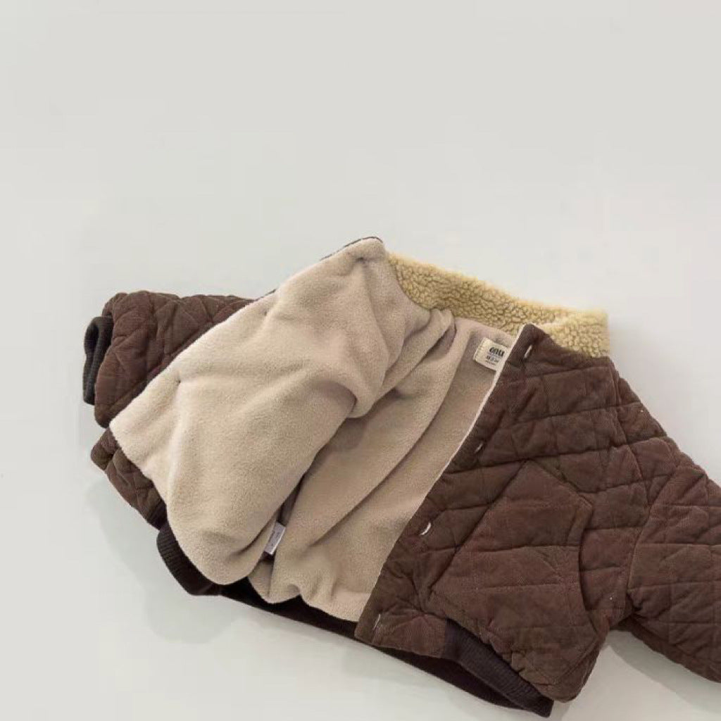 WarmNest Gevoerde Kinderjas – Zachte Sherpa-voering & Comfortabele Winterjas voor Jongens