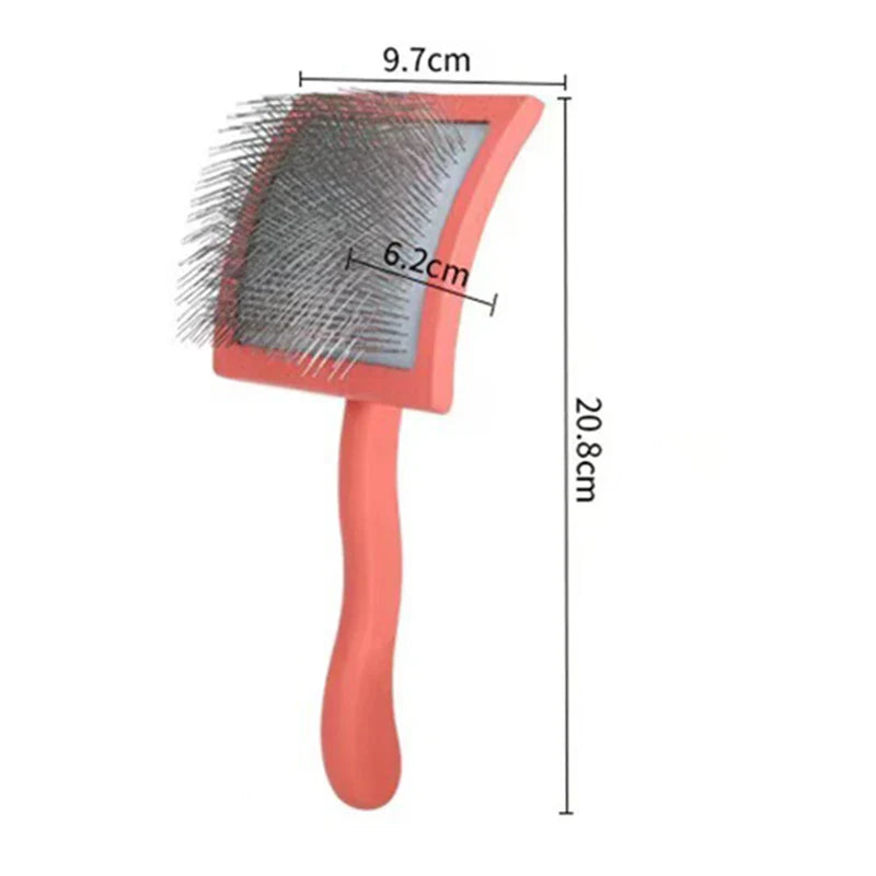 Natuurlijke Vachtverzorgingsborstel ProRake | Handmatige Haarverwijderingsborstel met Houten Handvat | Herbruikbaar & Duurzaam | 21×10 cm