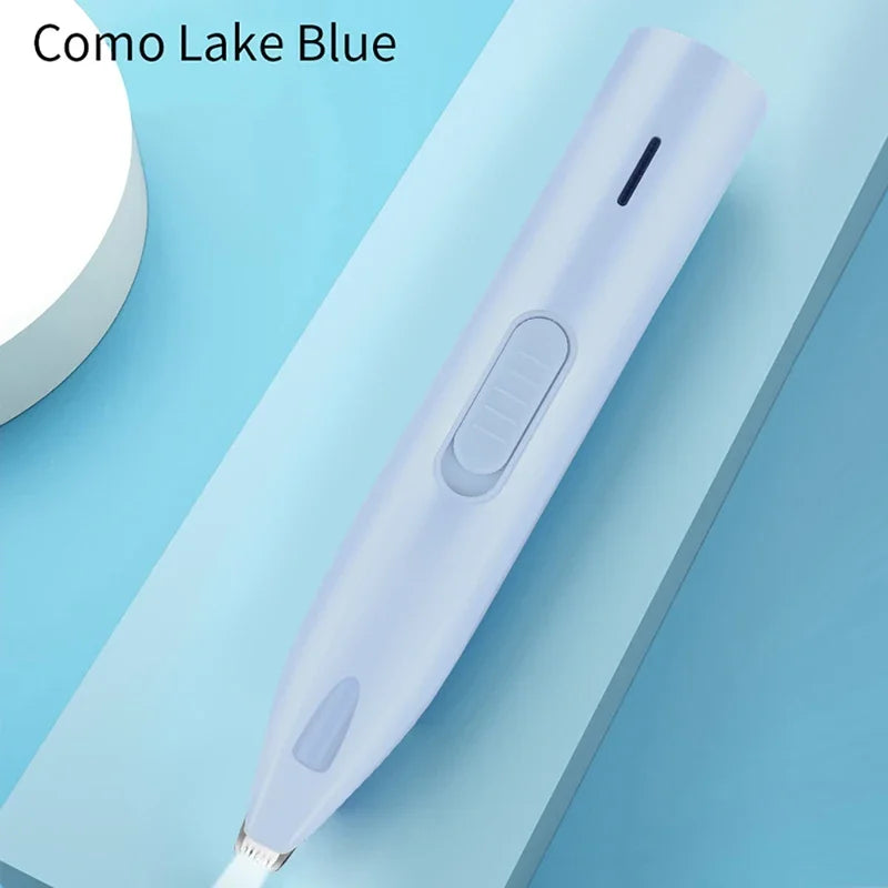 Groomily Dierenscheerapparaat met LED-lamp | Precisiekop van roestvrij staal | Voor gezicht, poten en oren | Stil en handzaam