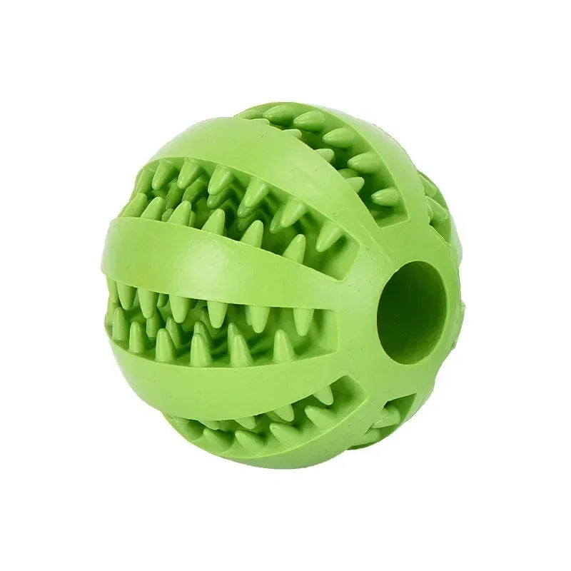 Hondenspeelbal ChewPlay FlexiBall | Interactief rubberen speelgoed met voerfunctie | Tandverzorging & Kauwen | Voor kleine honden