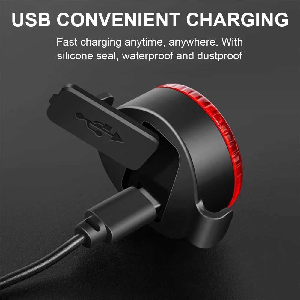 USB Oplaadbare LED Fietslicht Set – Waterdichte Fiets Koplamp en Achterlicht met Meerdere Modi voor Veiligheid en Zichtbaarheid