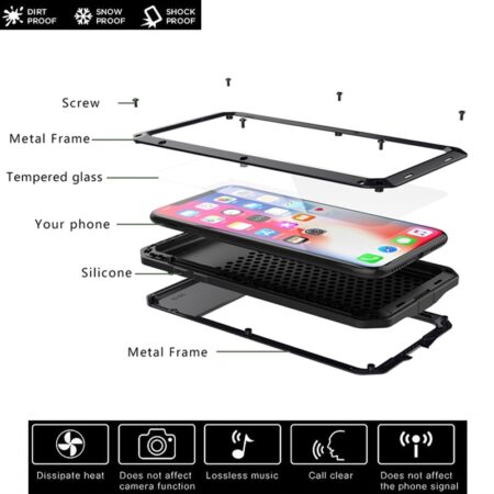 TitanGuard iPhone Case – Ultieme Bescherming voor je iPhone – Schokbestendig, Krasbestendig