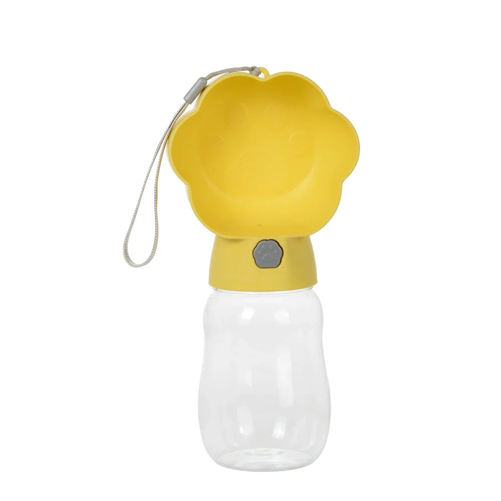 Drinkfles Droppa DuoBottle | 2-in-1 Water- & Voederdispenser voor Honden & Katten | Leaksproof & Draagbaar | 380 ml / 530 ml