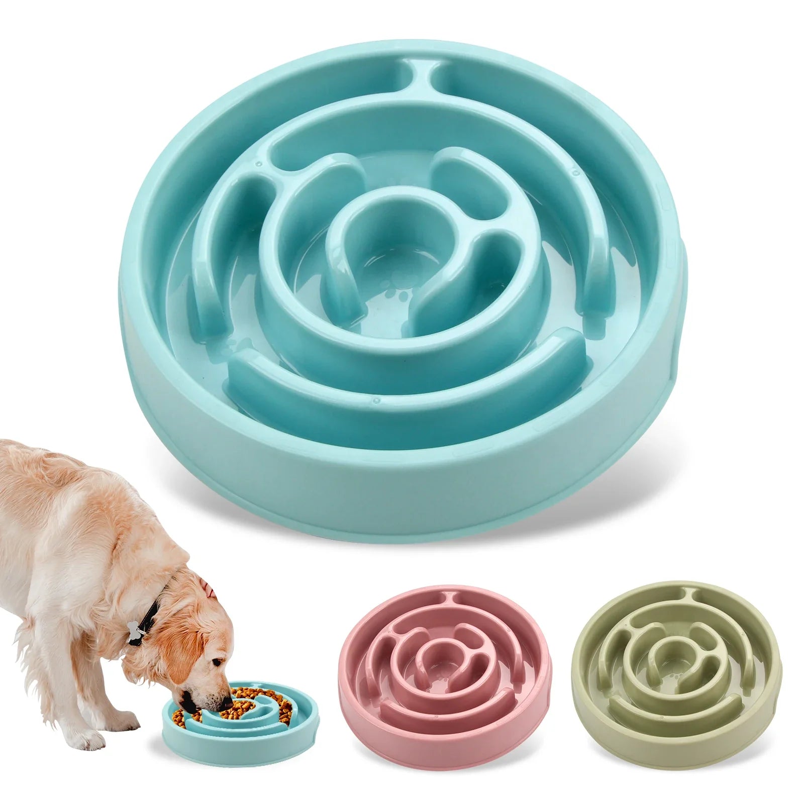 SnackMaze Kom | Anti-Schrokbak voor Honden & Katten | Antislip & BPA-vrij | Langzaam Eten voor een Gezonde Spijsvertering