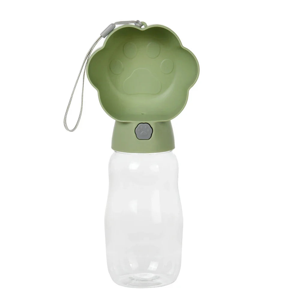 Drinkfles Droppa DuoBottle | 2-in-1 Water- & Voederdispenser voor Honden & Katten | Leaksproof & Draagbaar | 380 ml / 530 ml