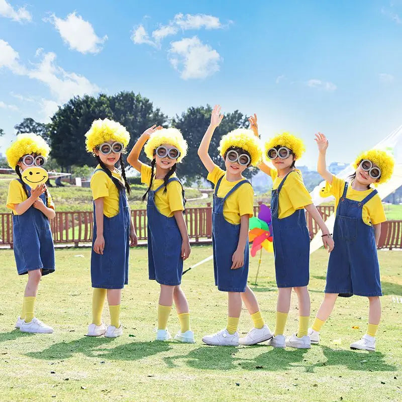 Kinderen Cartoon Personage Halloween Kostuum Set | Bril Sokken