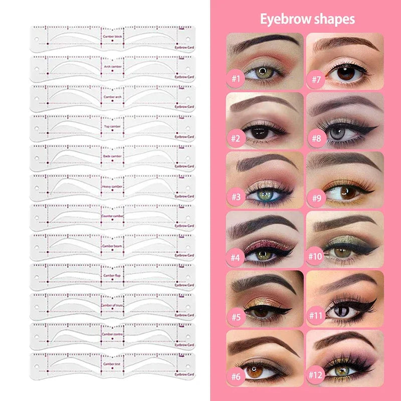 LuxeArch Brow Master Stencil Kit | Moeiteloze precisie voor perfecte wenkbrauwvormgeving