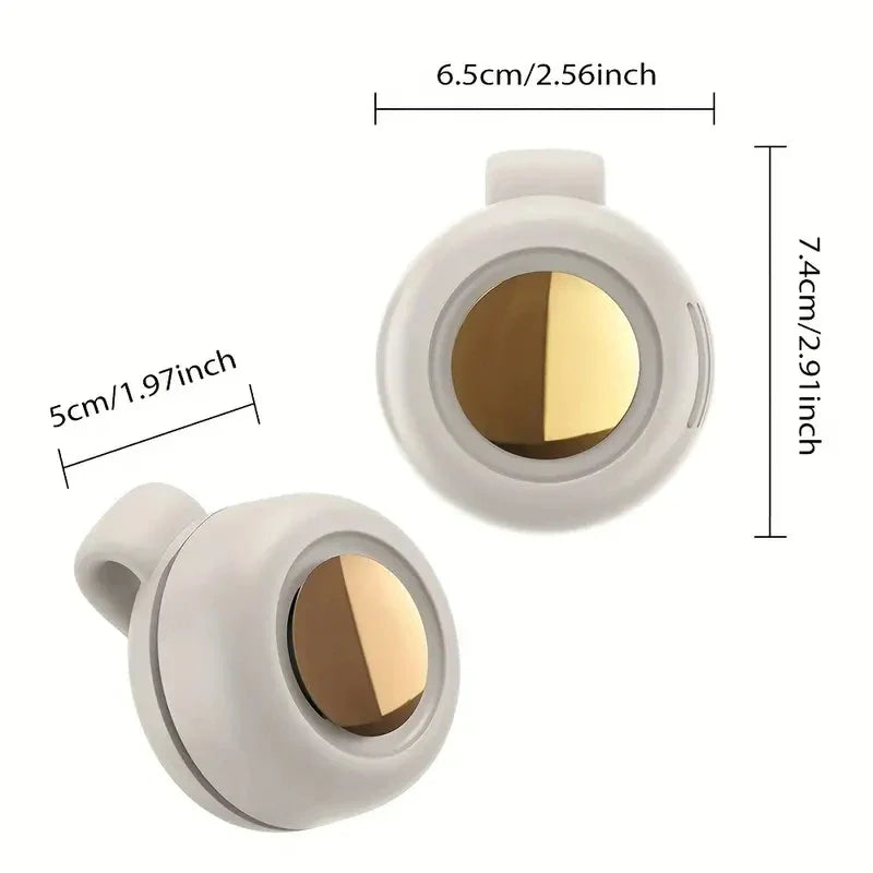 BreezeClip Mini-Ventilator | Stil, draagbaar en 360° draaibaar voor kinderen en onderweg