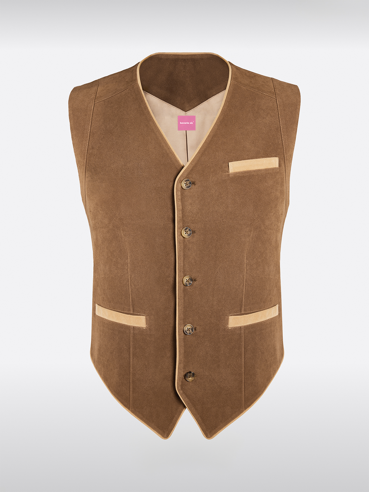 Geel V-hals Vest