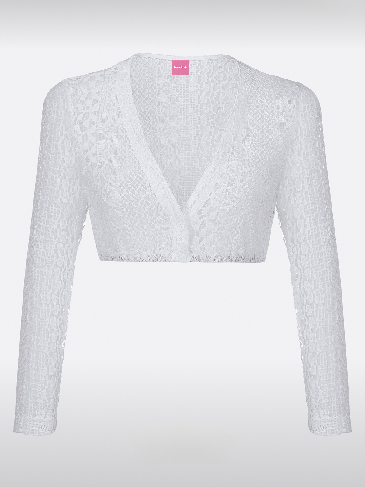 Witte Dames Lange Mouwen Dirndlblouse