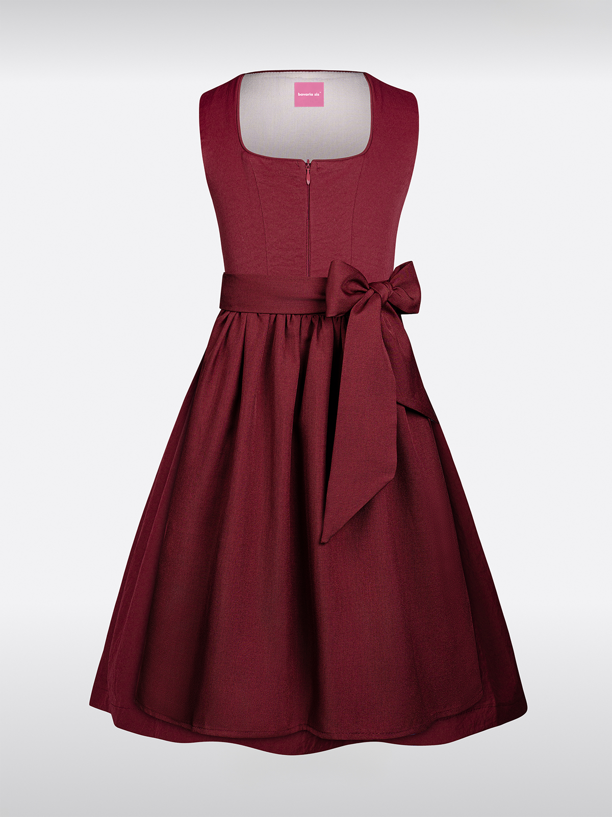 Kinderen Rood Effen Dirndl