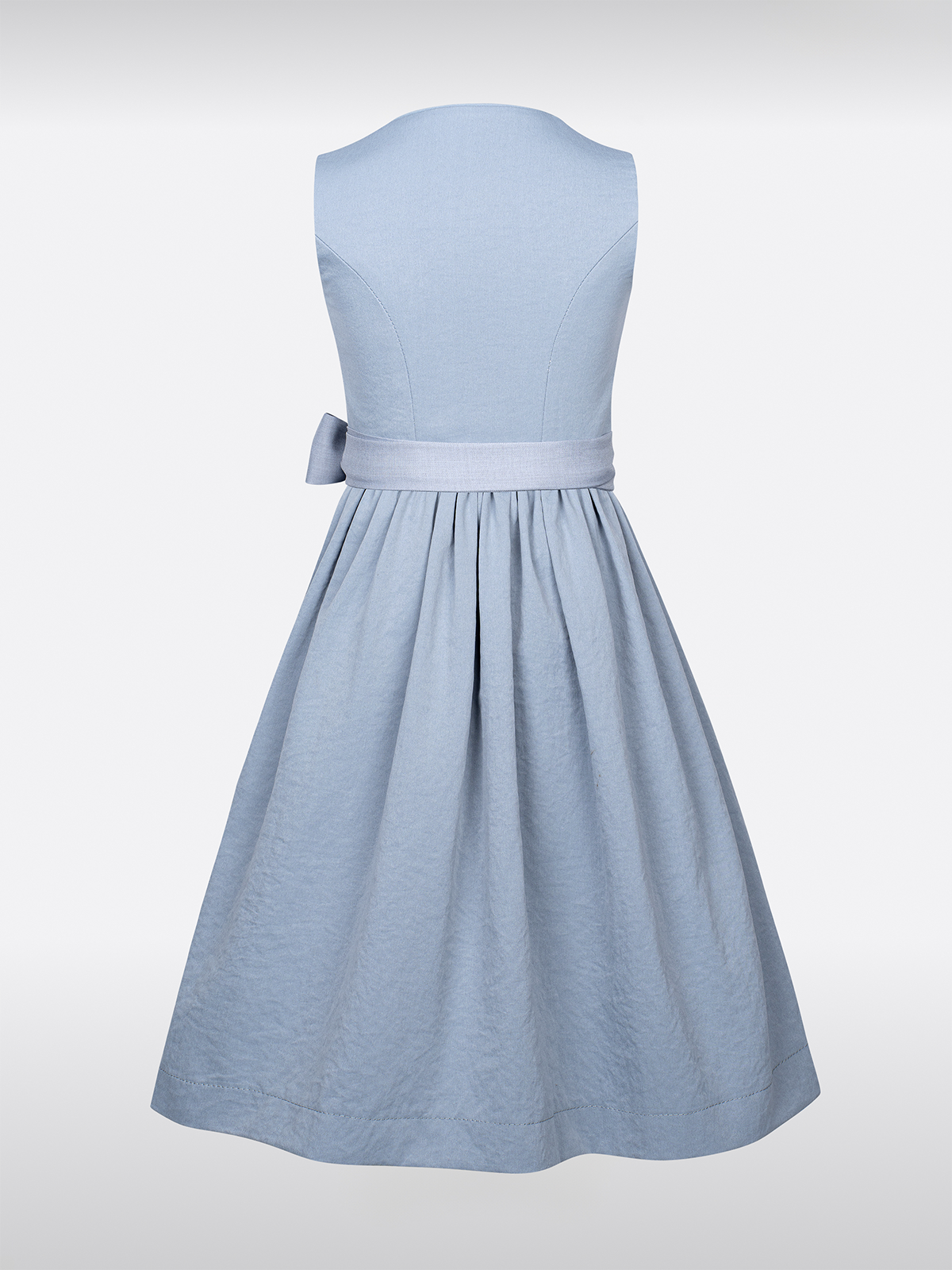 Kinder Blau Eenkleurig Dirndl