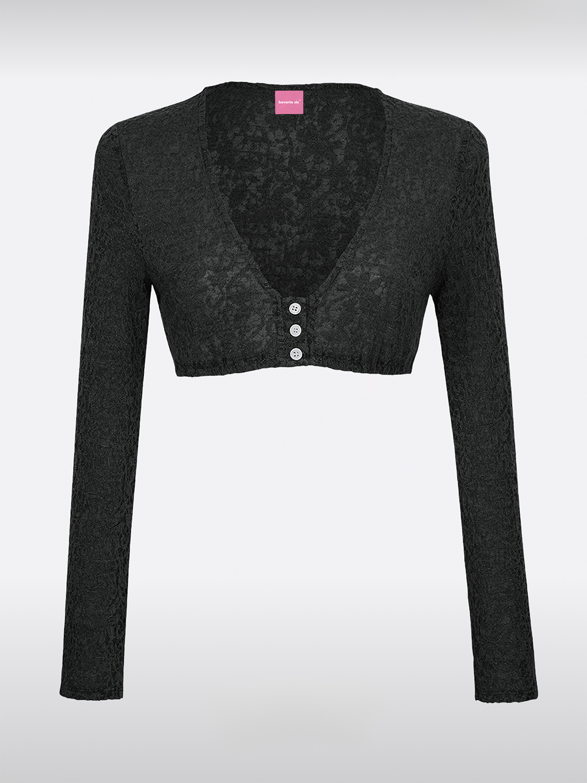 Groene V-hals Dirndlblouse