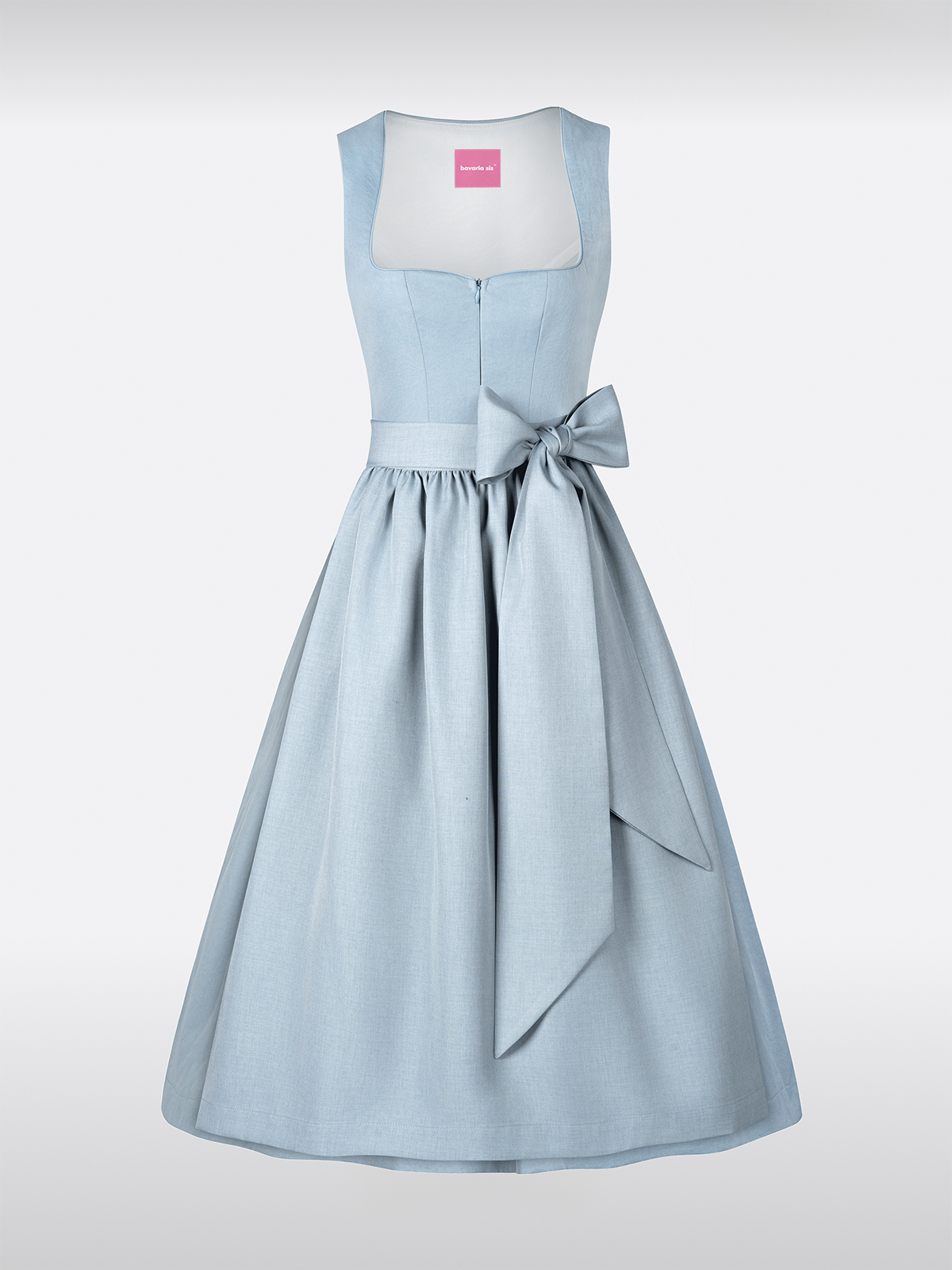 Blauwe Hart-Uitsnede Traditioneel Dirndl