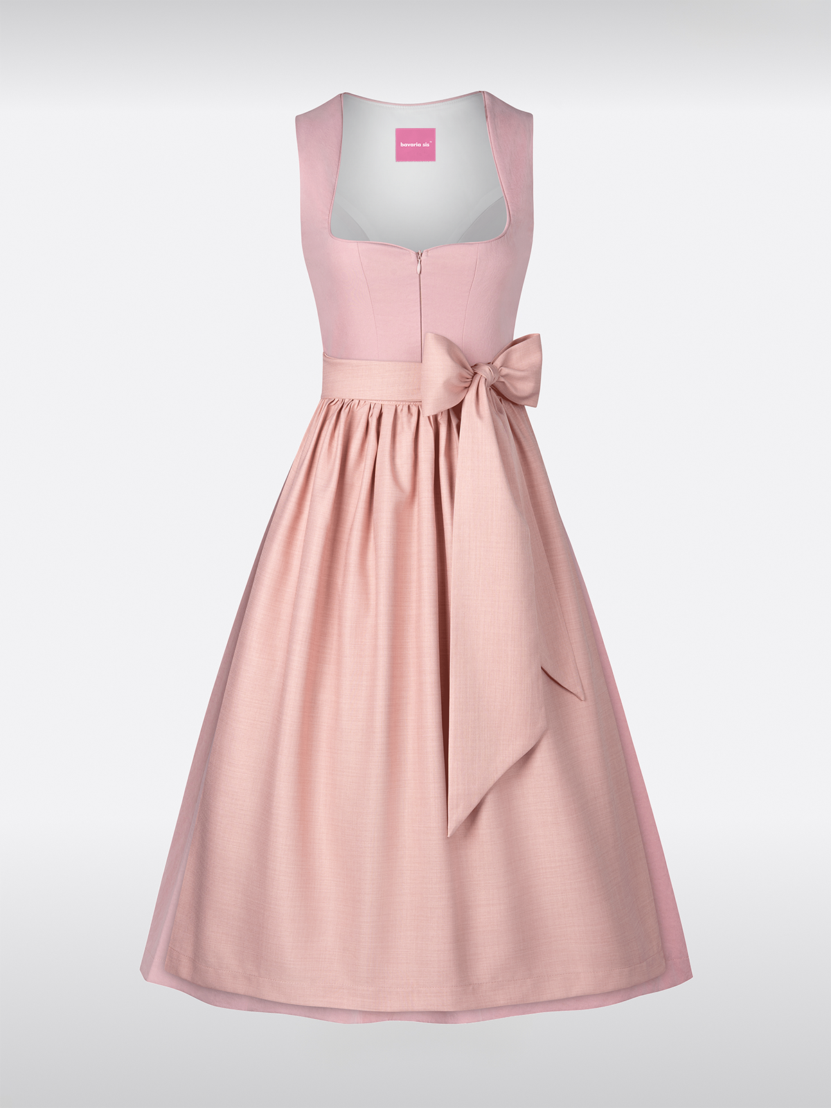 Rosa Hart-Uitsnede Traditionele Dirndl